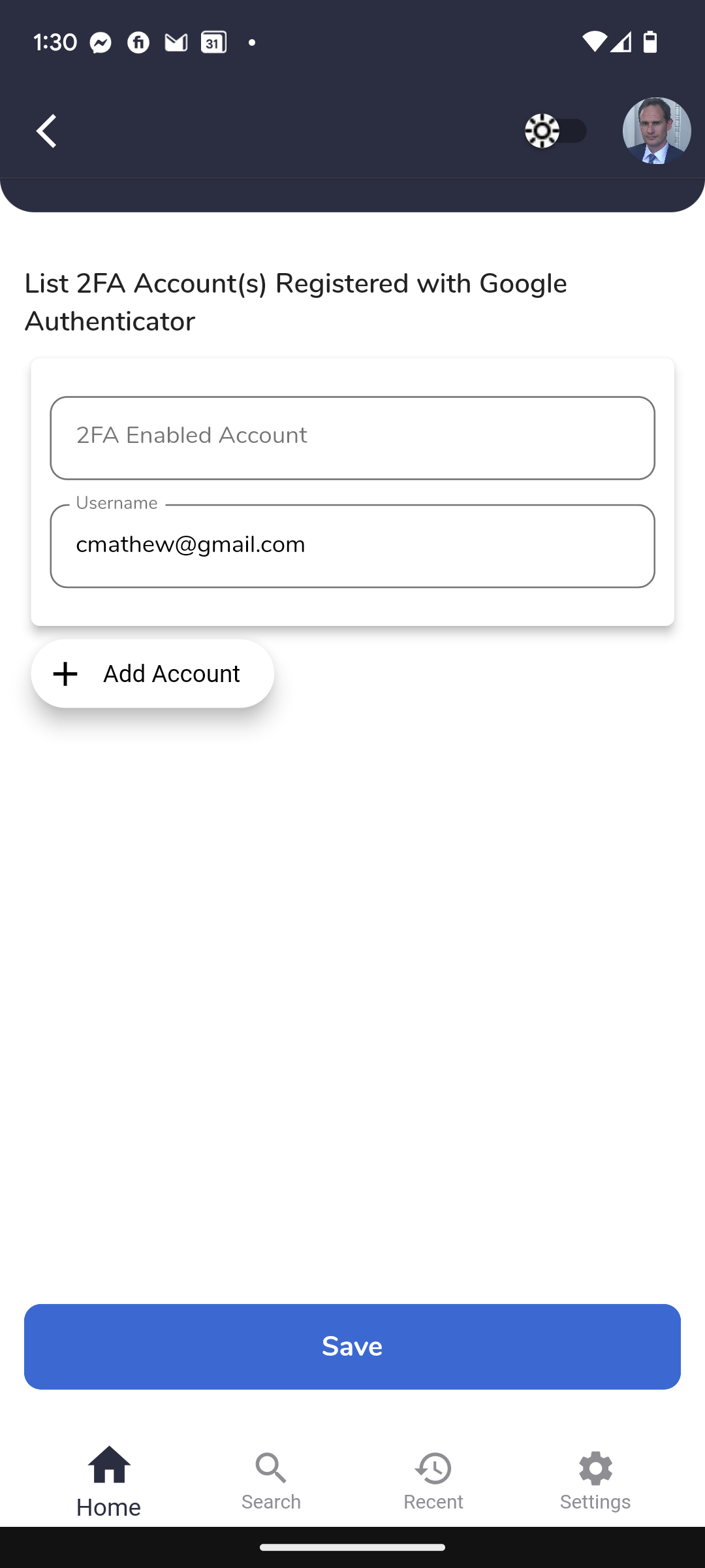 2FA Enabled Accounts